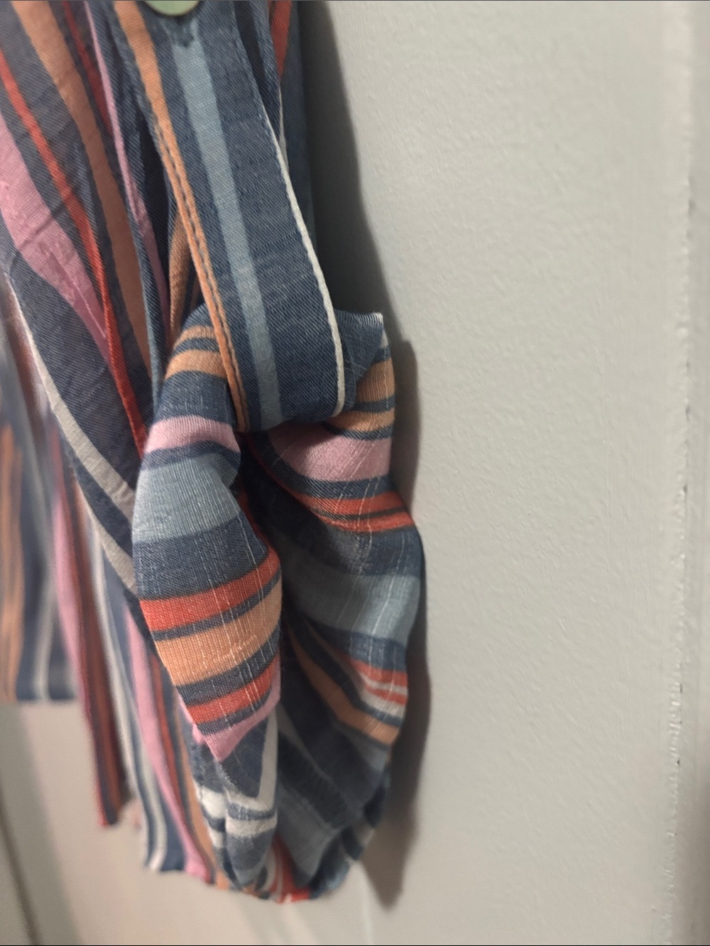Ruby Rd. Striped Button-Down Shirt - Picture 3 of 7